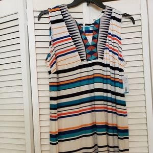 Ethnic Print Dress NWT